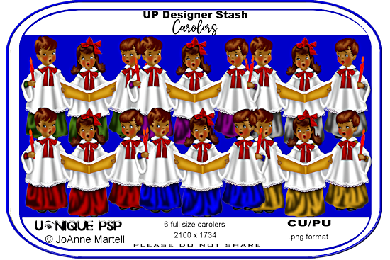 UP Designer Stash Carolers - Click Image to Close